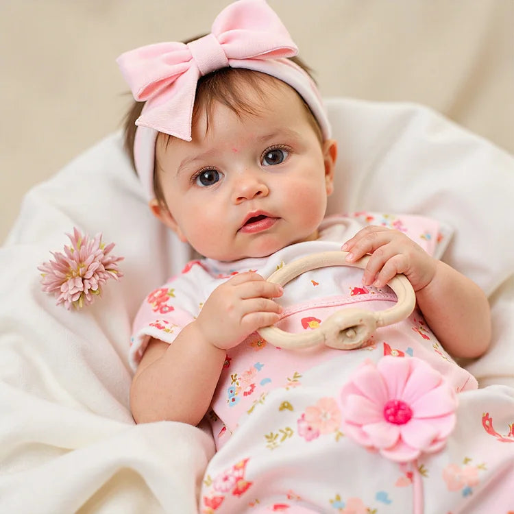 Charlotte Niña - Bebé Realista de Silicona Extremadamente Flexible | 55cm - 2.900kg