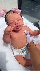 Fleur Niña - Bebé Realista de Silicona Extremadamente Flexible | 57cm - 3.300kg