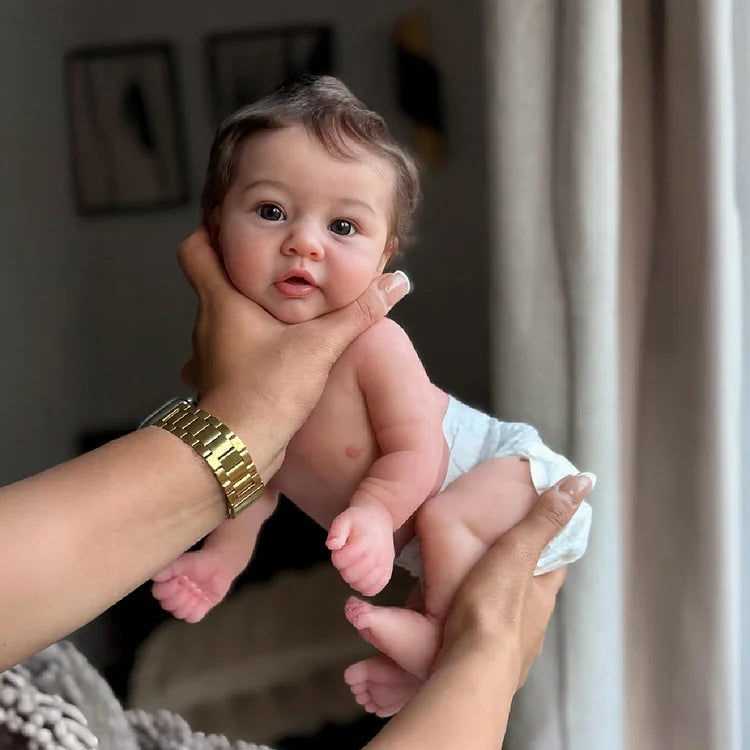 Oliver Niño - Bebé Realista de Silicona Extremadamente Flexible | 53cm - 2.700kg